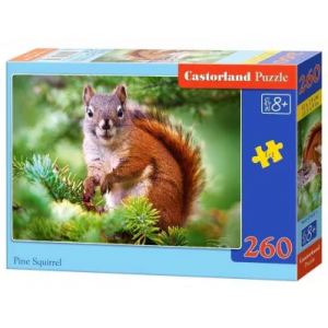 Puzzle Castorland 260el Wiewiórka na sośnie